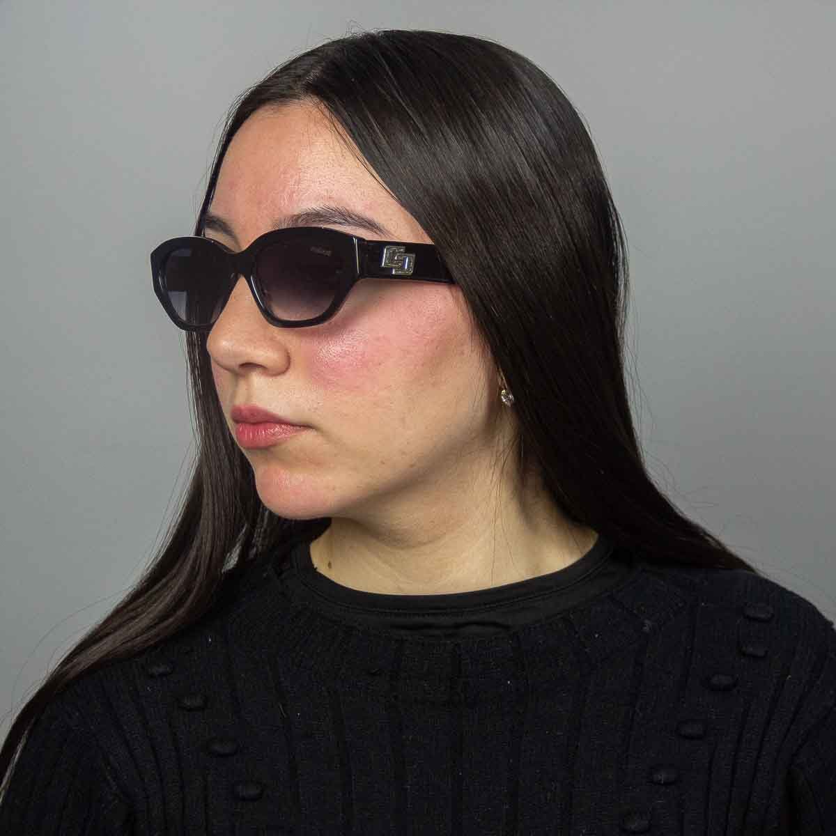 Oculos Solar Colcci Petra C0317a0233 Preto Brilho Lente Cinza Degrade cat1 Preto 5