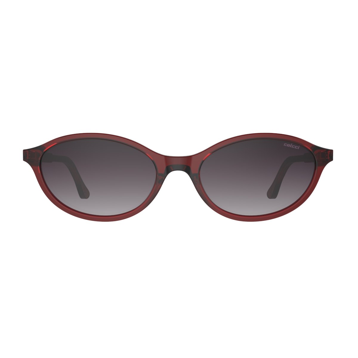 Oculos Solar Colcci Charlotte Sun C0311c5733 Vermelho Translucido Lente Cinza Degrade cat1 Vermelho 2