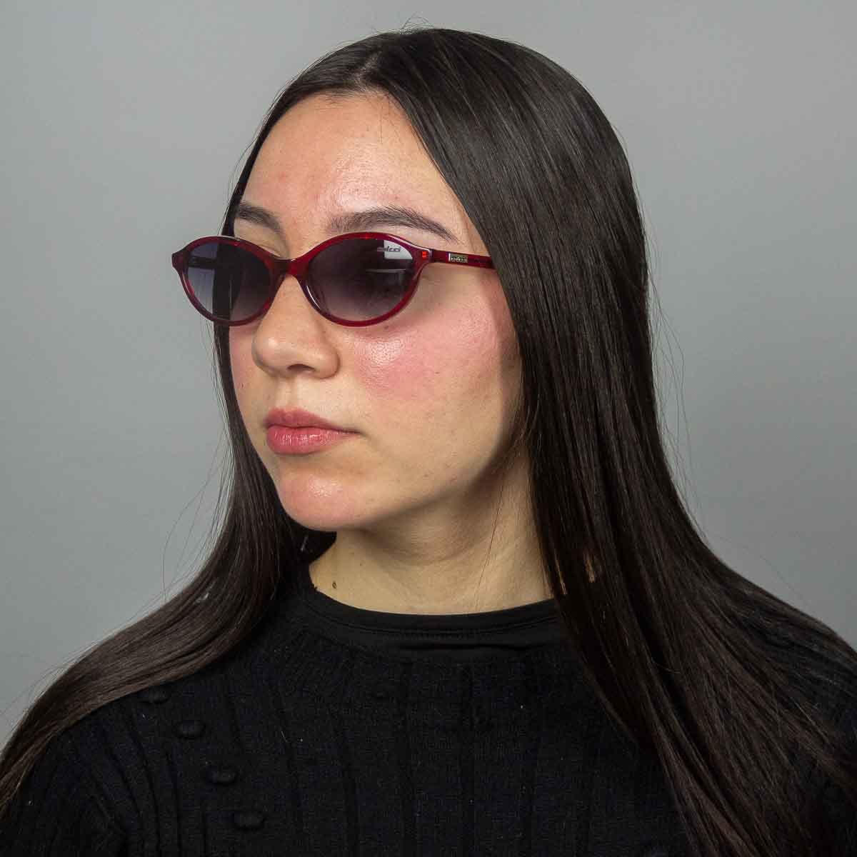 Oculos Solar Colcci Charlotte Sun C0311c5733 Vermelho Translucido Lente Cinza Degrade cat1 Vermelho 5