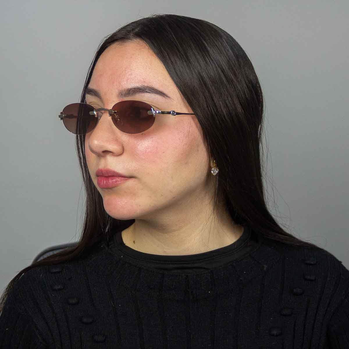 Oculos Solar Colcci C0309E2734 Dourado Brilho Lente Marrom Degrade cat1 Dourado 5