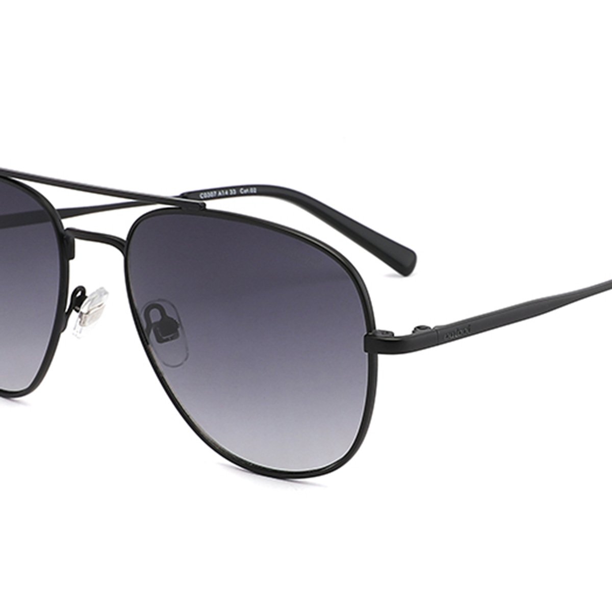 Oculos Solar Colcci C0307A1433 Preto Fosco Lente Cinza Degrade cat1 Preto 3