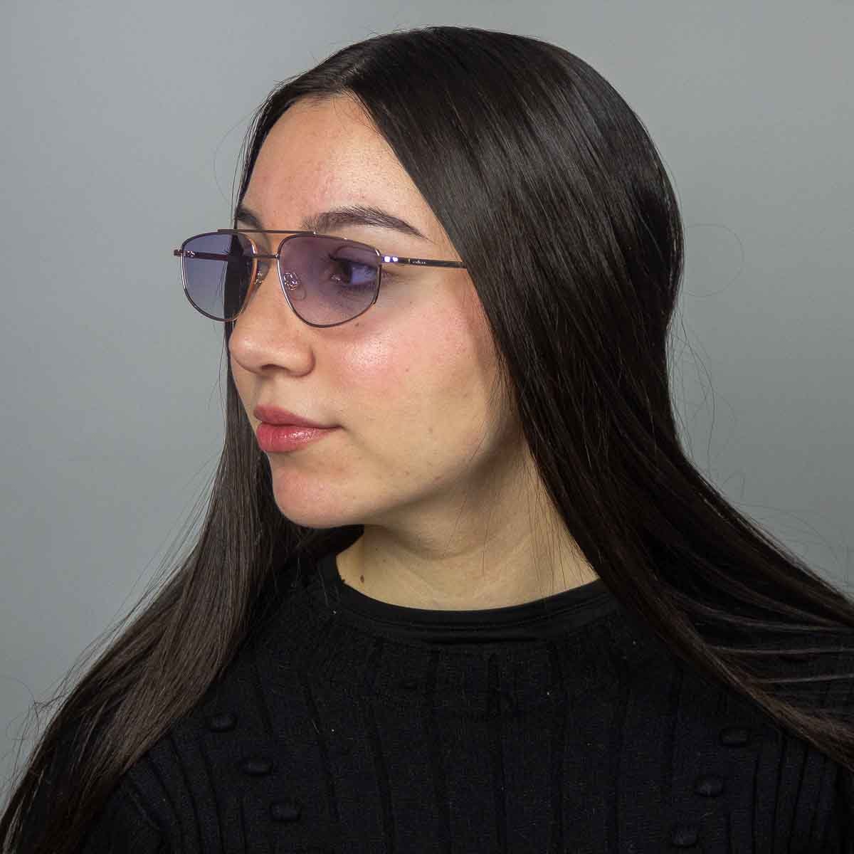 Oculos Solar Colcci C0308E60AM Rose Brilho Lente Roxo Degrade cat1 Rosa 5