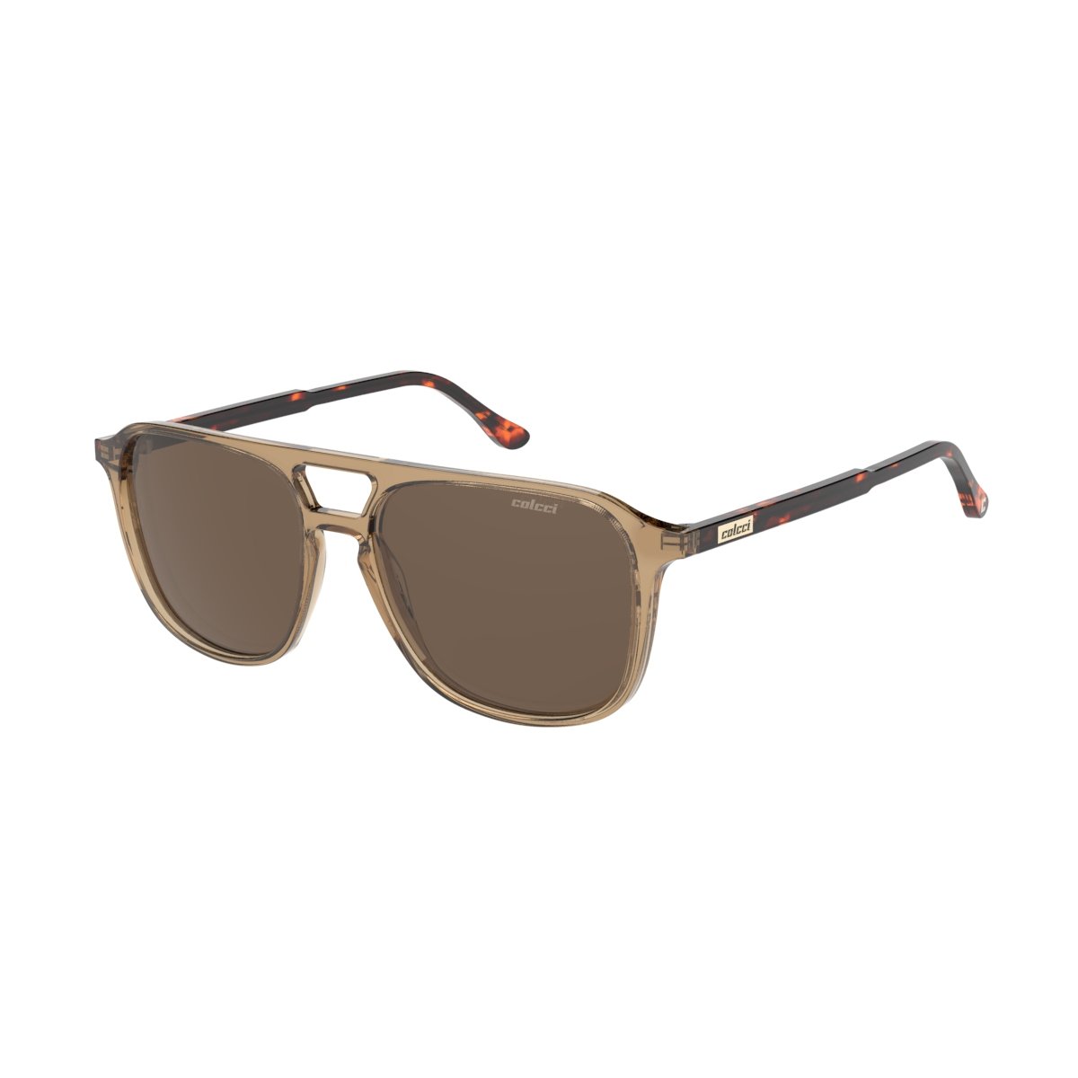 Oculos Solar Colcci Hunter C0319fg302 Marrom Translucido Lente Marrom cat1