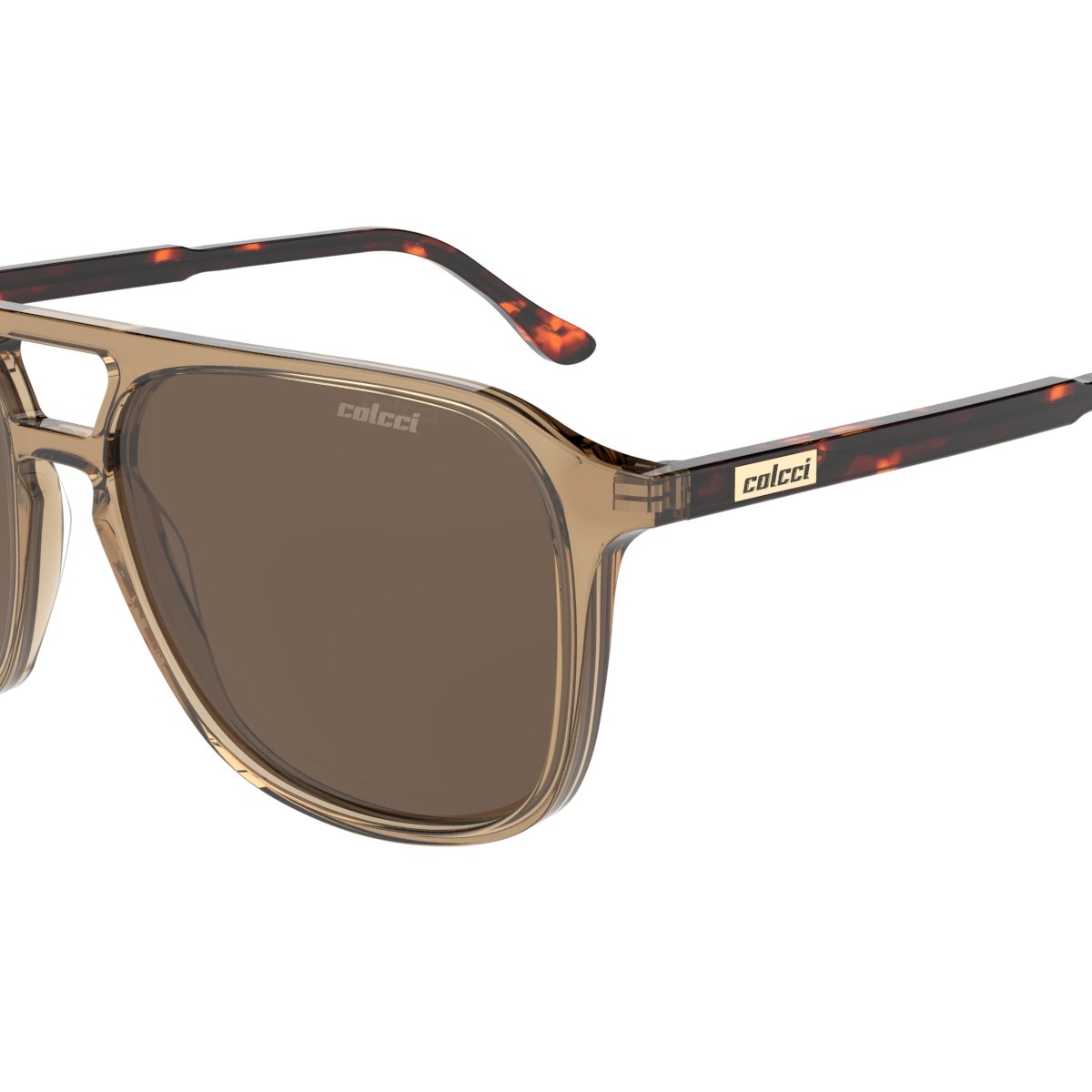 Oculos Solar Colcci Hunter C0319fg302 Marrom Translucido Lente Marrom cat1 Marrom 3