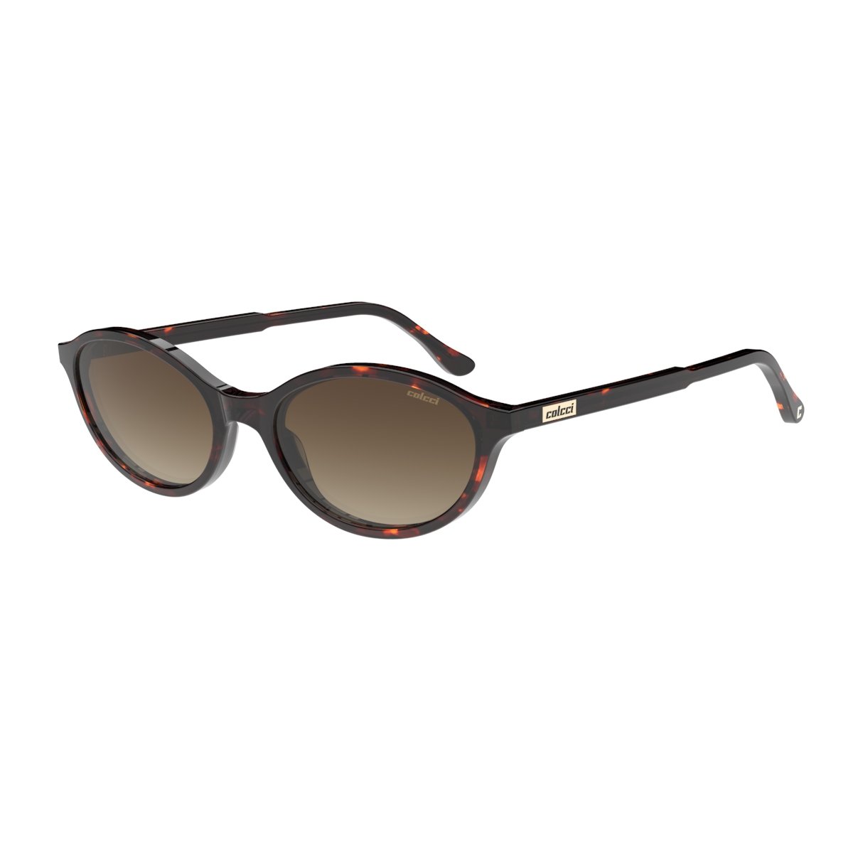 Oculos Solar Colcci Charlotte Sun C0311f2134 Marrom Brilho Demi Lente Marrom Degrade cat1