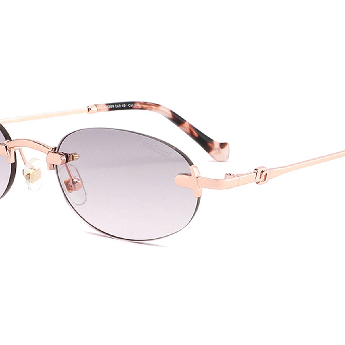 Oculos Solar Colcci C0309E6042 Rose Brilho Lente Azul Degrade cat1 Rosa 2