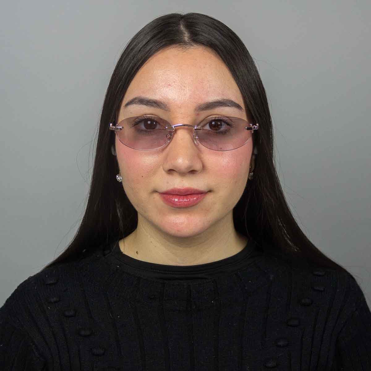 Oculos Solar Colcci C0309E6042 Rose Brilho Lente Azul Degrade cat1 Rosa 4