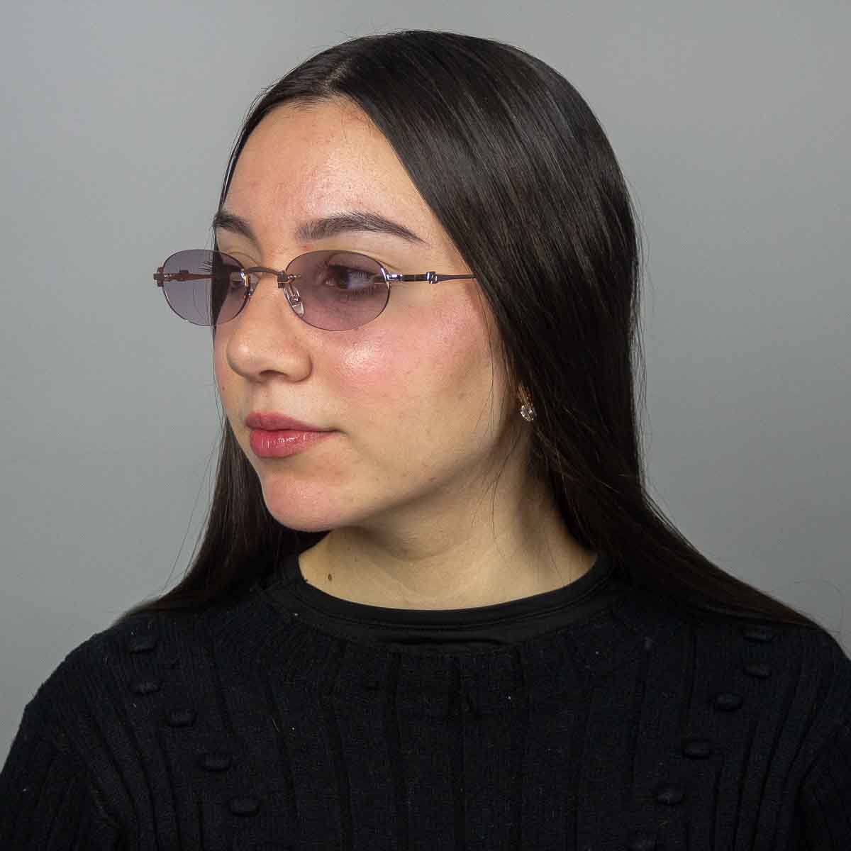 Oculos Solar Colcci C0309E6042 Rose Brilho Lente Azul Degrade cat1 Rosa 5