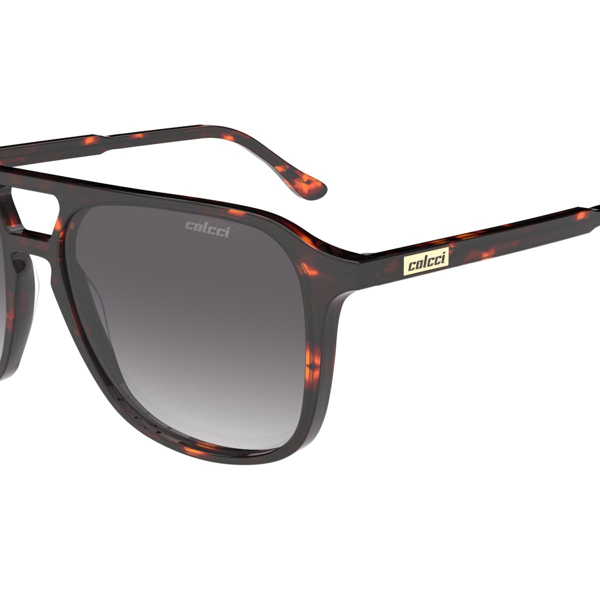 Oculos Solar Colcci Hunter C0319f2133 Marrom Brilho Demi Lente Cinza Degrade cat1 Marrom 3