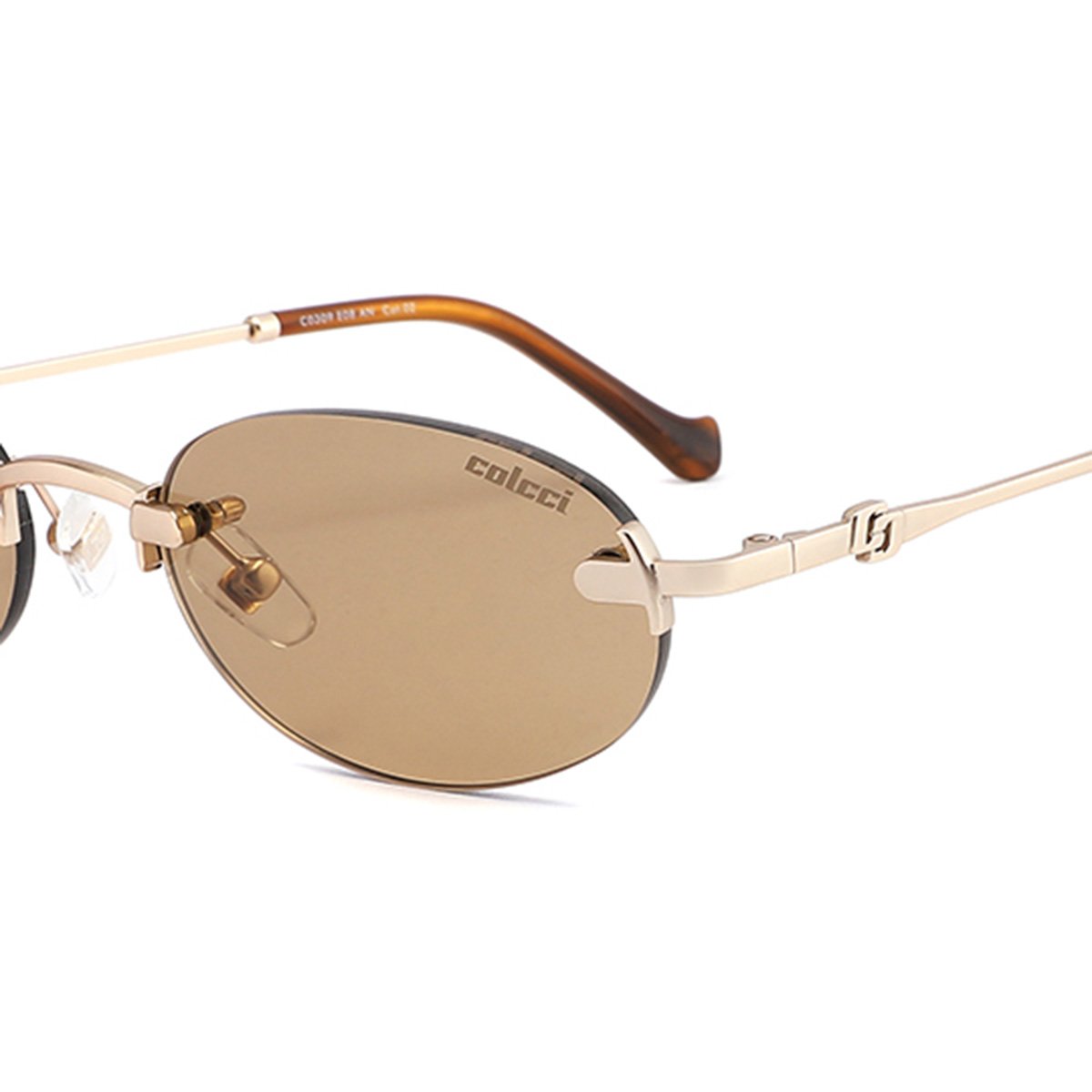 Oculos Solar Colcci C0309E08AN Dourado Fosco Lente Marrom cat1 Dourado 3