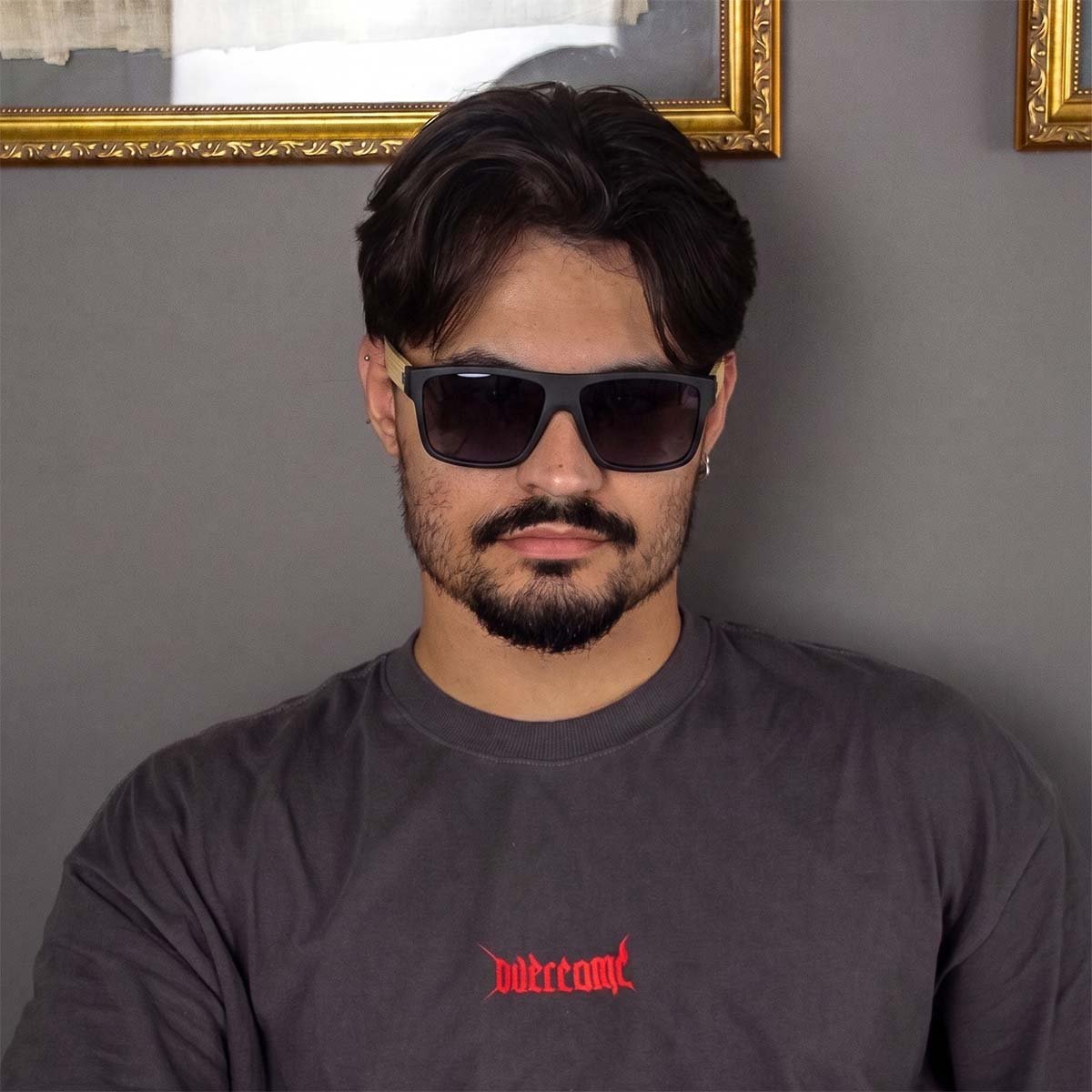 Oculos Solar HB Would 2.0 10104050261032 Preto Fosco Lente Cinza Polarizada Preto 4
