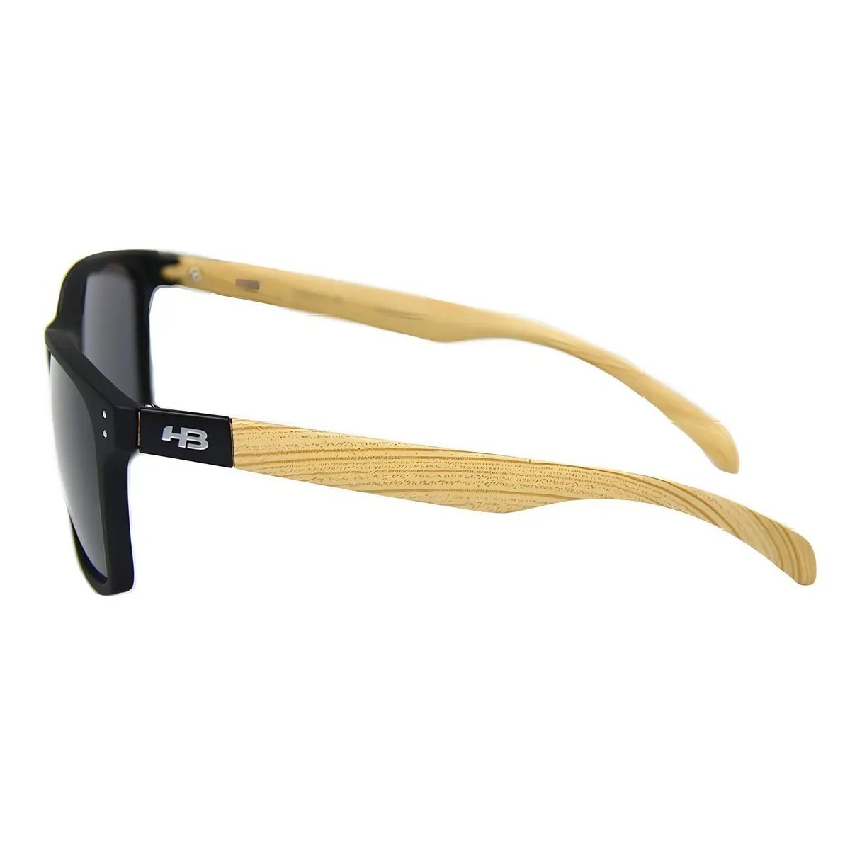 Oculos Solar HB Gipps 2 10100420261001 Preto Fosco Lente Cinza Preto 3