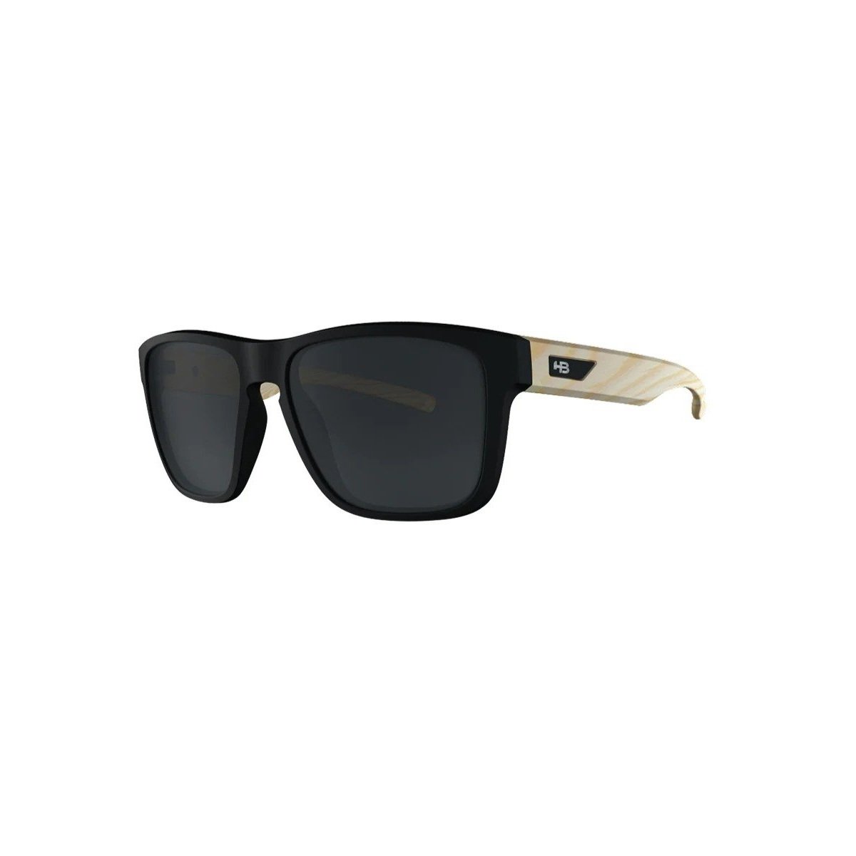 Oculos Solar HB H Bomb 10100410261032 Preto Fosco Lente Cinza Polarizada