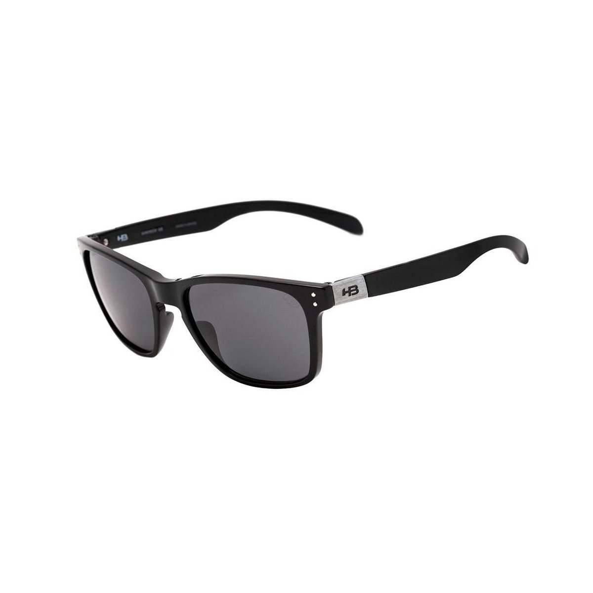 Oculos Solar HB Gipps 2 10100420149001 Preto Brilho Lente Cinza