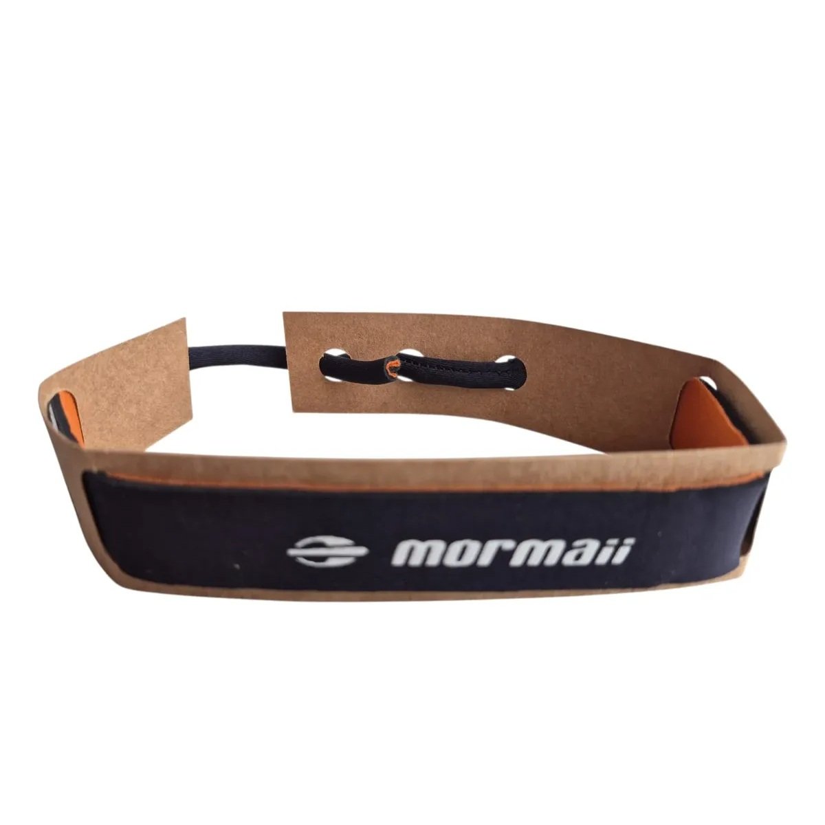 Cordao Seguranca Oculos Mormaii Neoprene Preto Logo Branco Preto 2