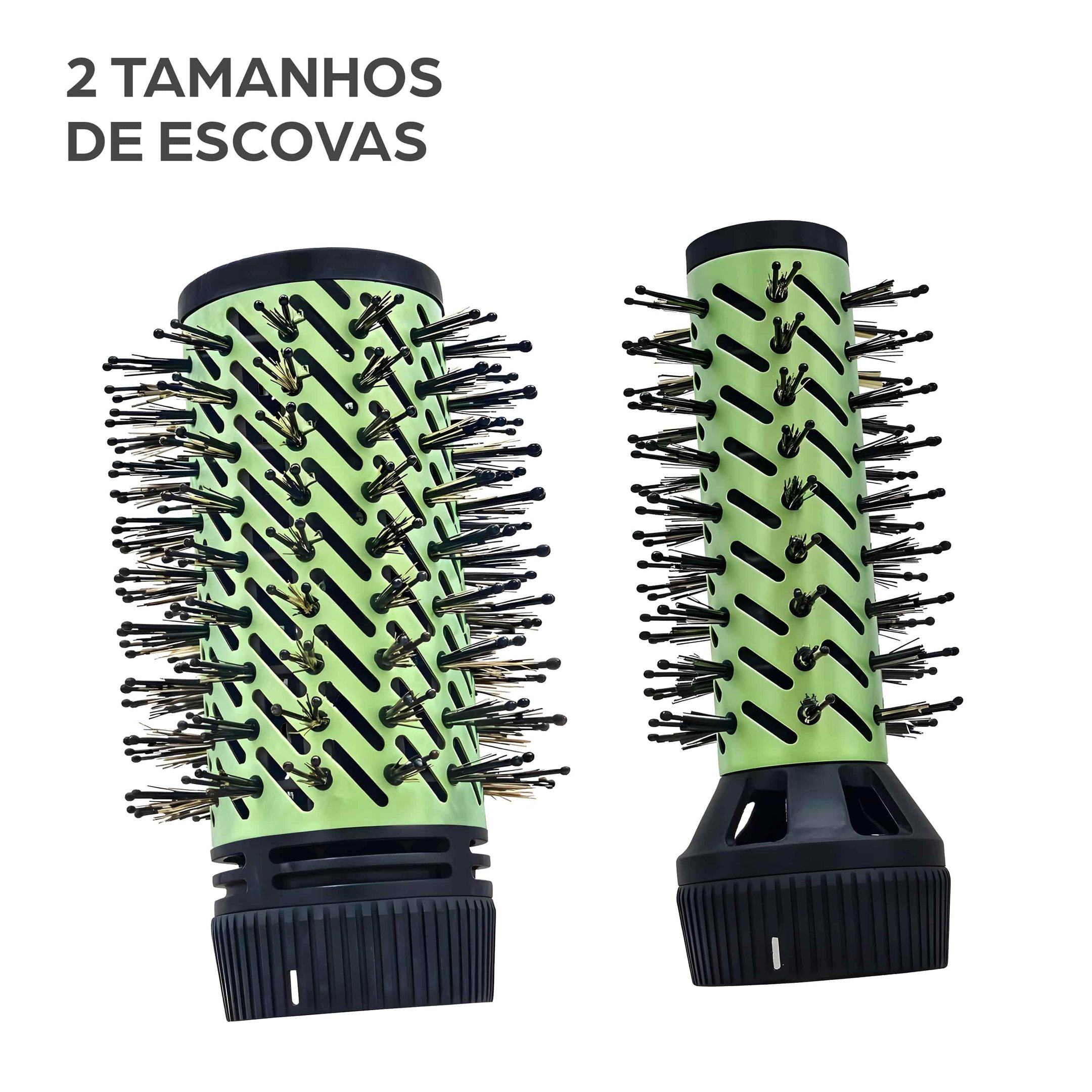Escova Rotating Nutrah e Prancha de Cabelo Shine Nutrah Be Emotion Preto 6