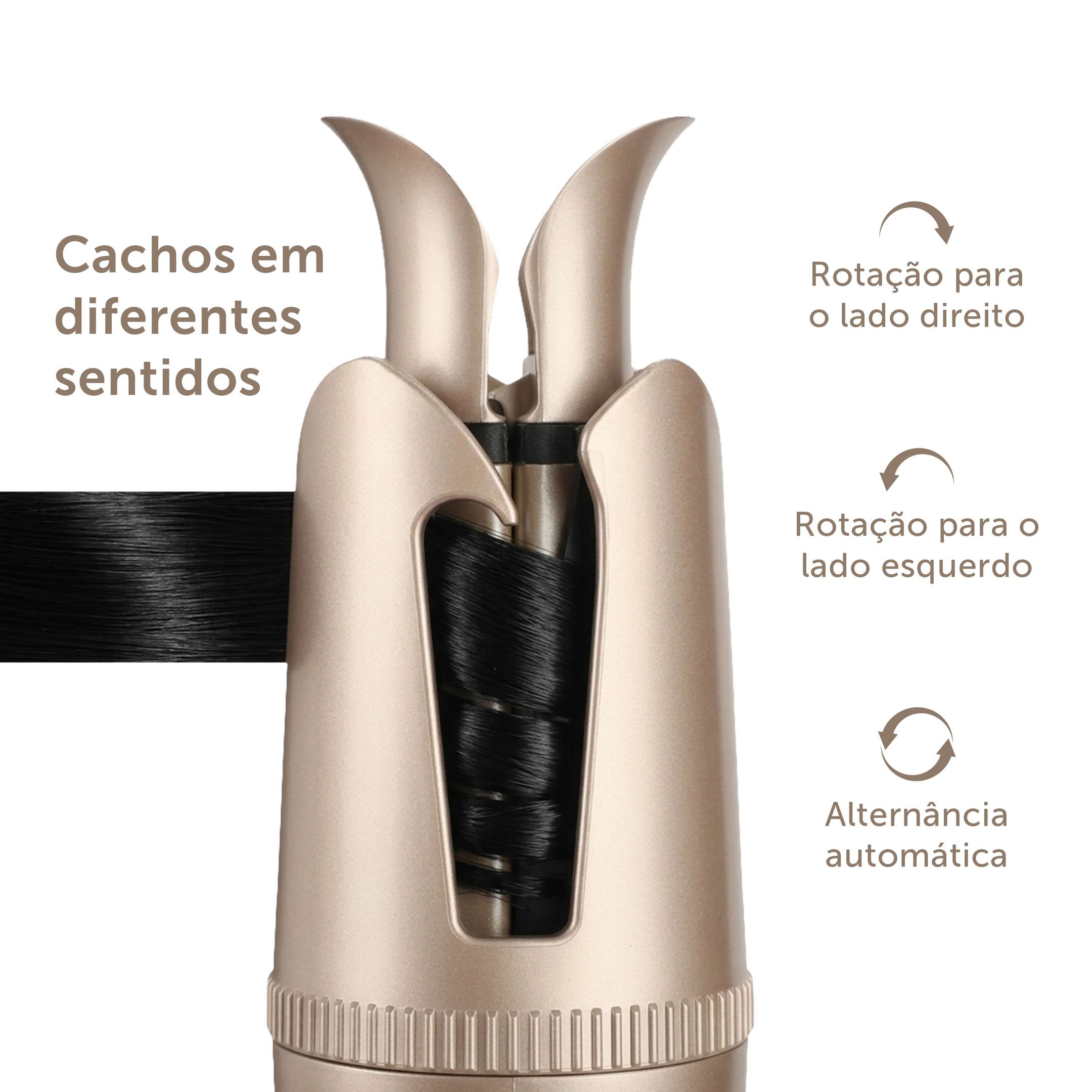 Prancha e Modelador 2 em 1 Duo Styler be emotion Bege 8