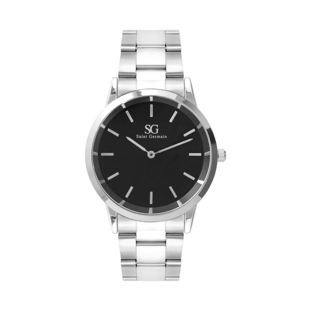 Relógio Masculino Belmont Black Silver 40mm