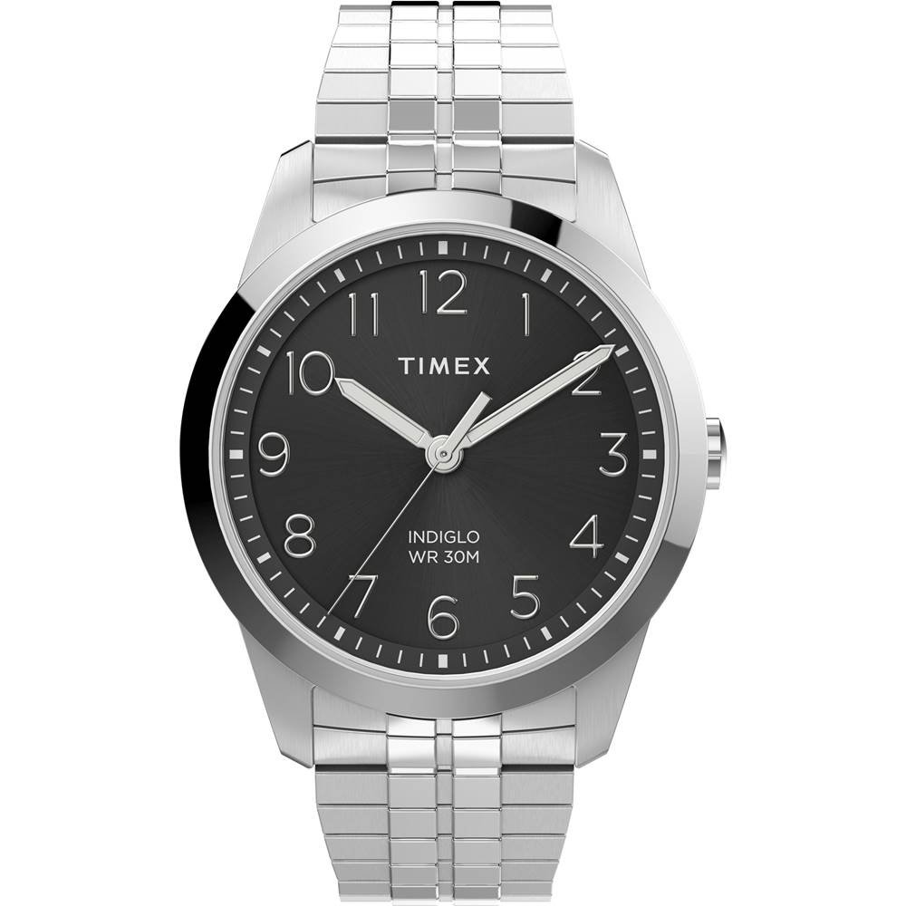 Relógio Timex Masculino Ref: Tw2v04400 Mola Prateado Easy Reader Prata 1