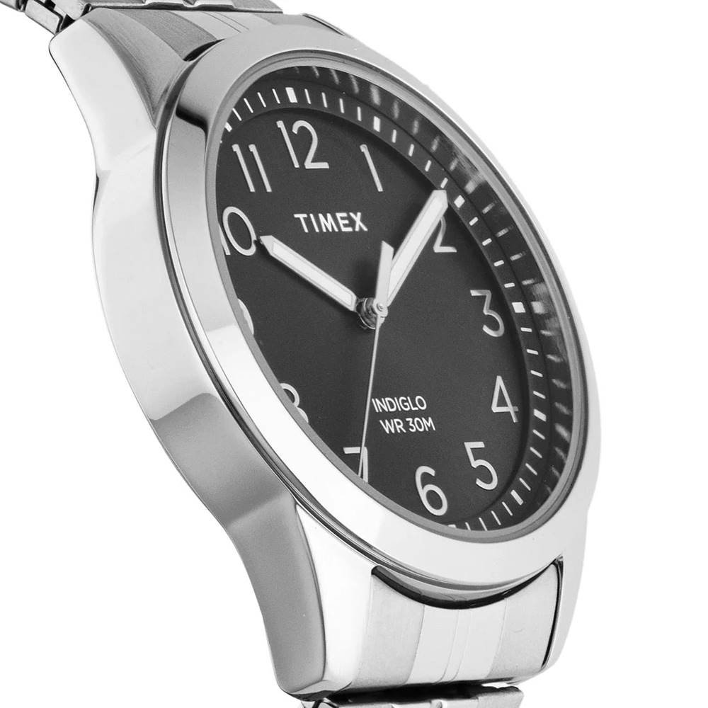 Relógio Timex Masculino Ref: Tw2v04400 Mola Prateado Easy Reader Prata 2