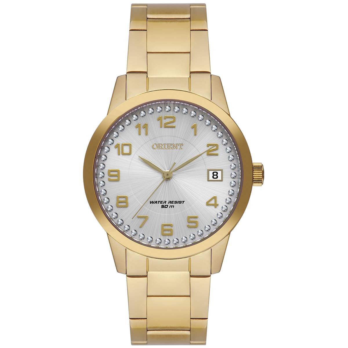 Relógio Orient Feminino Ref: Fgss1237 S2kx Casual Dourado Dourado 1