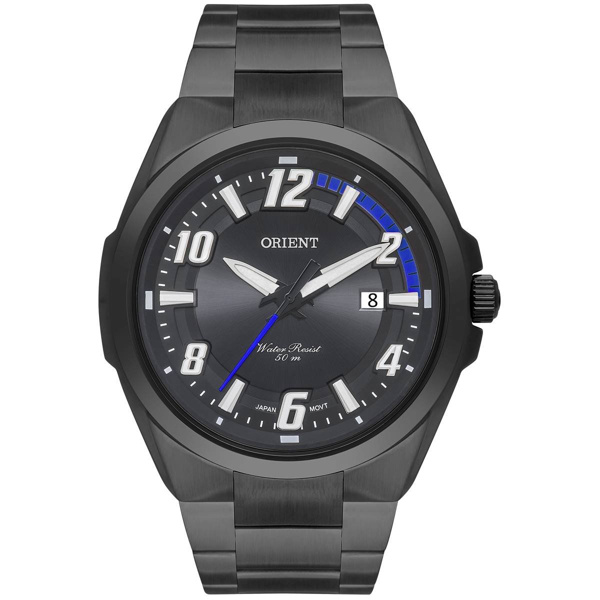 Relógio Orient Masculino Ref: Mpss1040 G2px Casual Black Preto 1