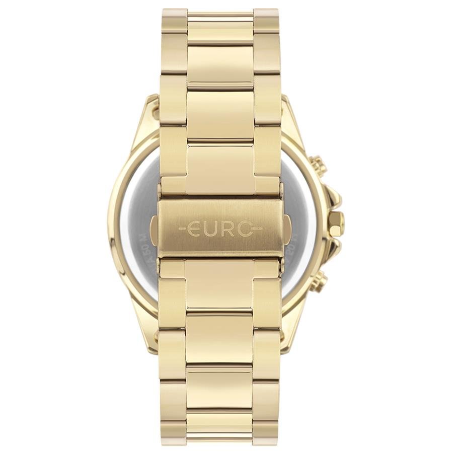 Relógio Euro Feminino Ref: Euvd34ae/4d Cronógrafo Dourado Dourado 2