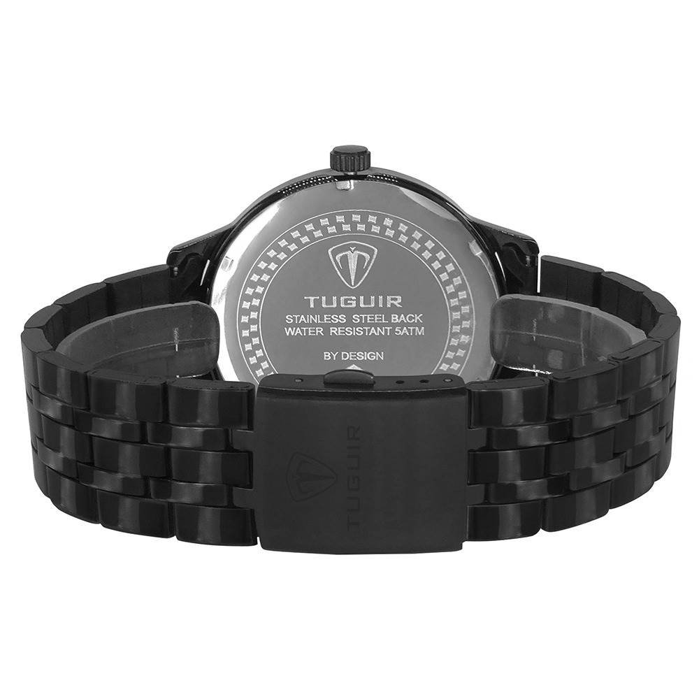 Relógio Tuguir Masculino Ref: Tg161 Tg30200 Casual Black Preto 3