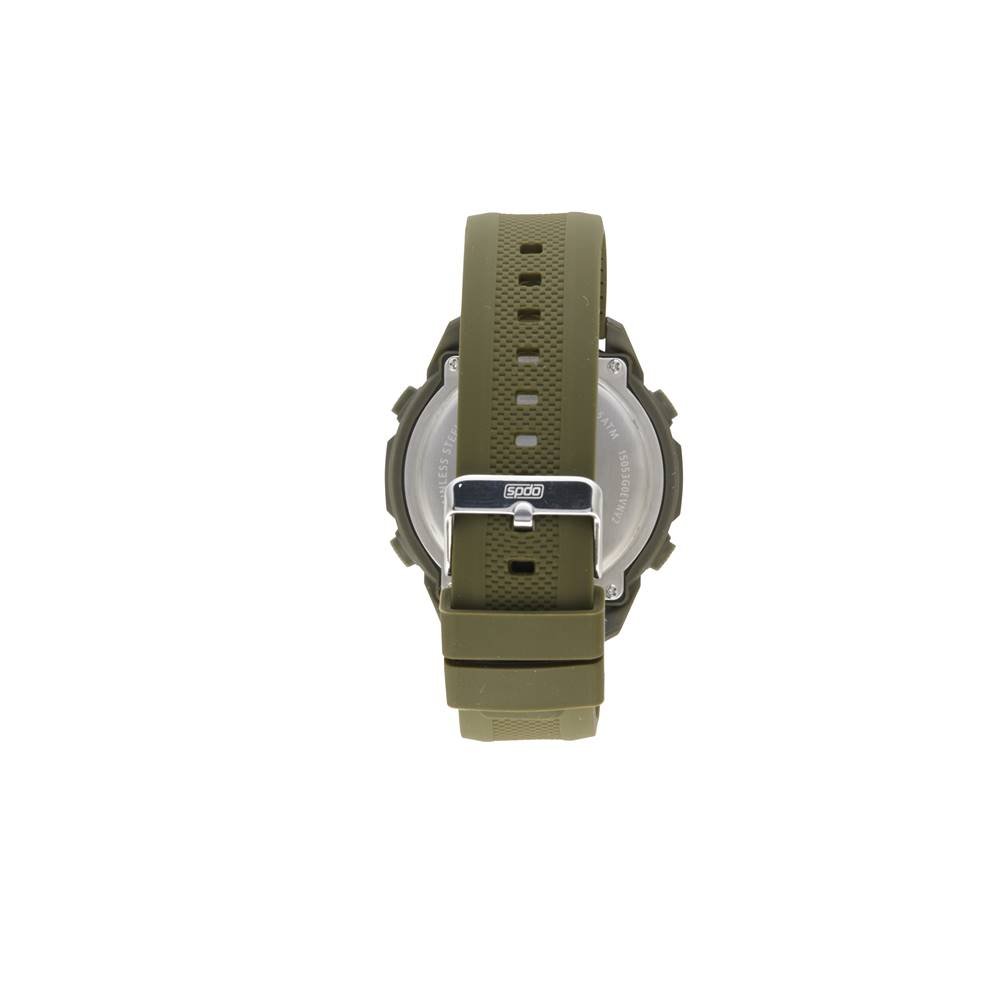 Relógio Speedo Masculino Ref: 15053g0evnv2 Esportivo Digital Verde Militar Verde 2