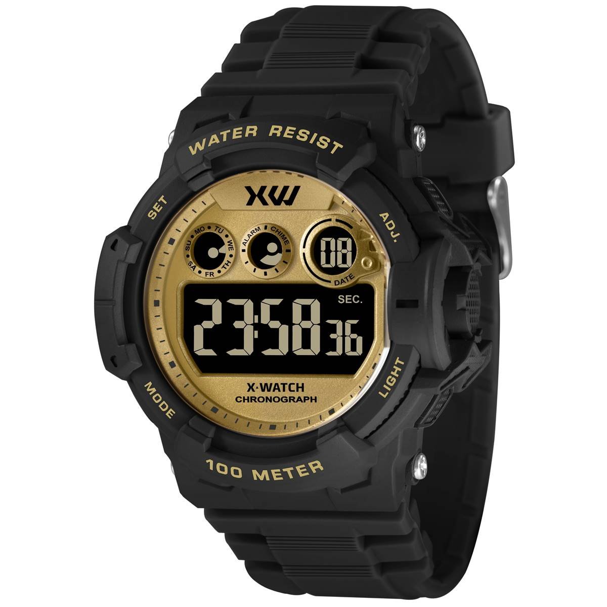 Relógio X-Watch Masculino Ref: Xmppd676 Cxpx Esportivo Digital Preto 1