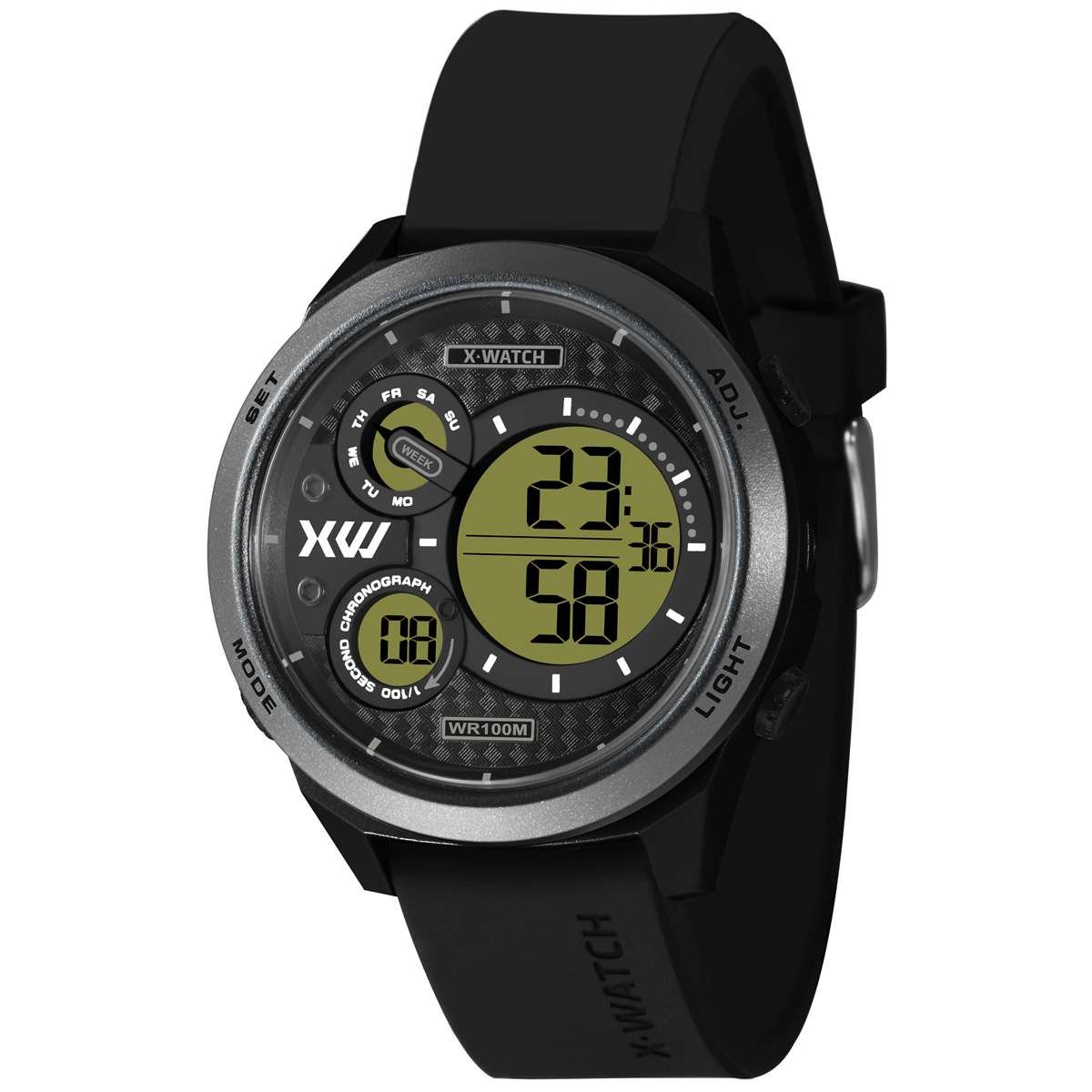 Relógio X-Watch Masculino Ref: Xmppd663 Pxpx Esportivo Digital Preto 1