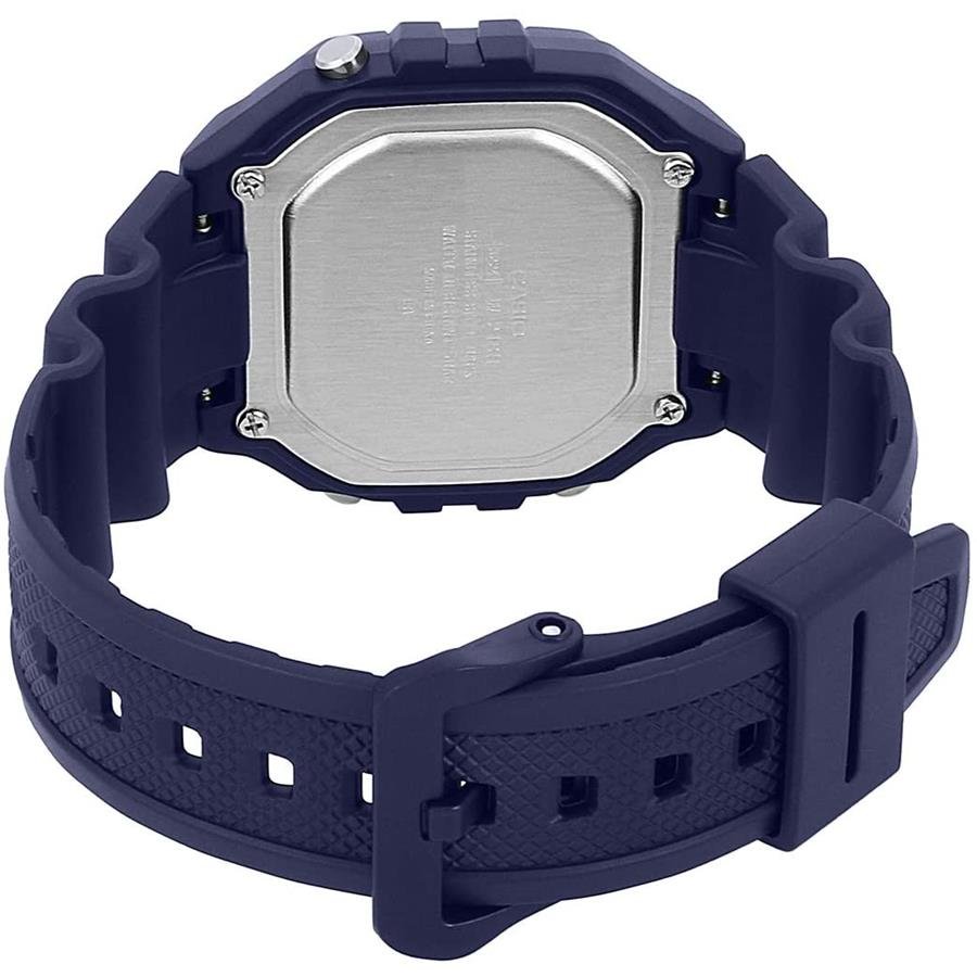 Relógio Casio Masculino Ref: W-218h-2avdf Retangular Digital Azul Azul 2