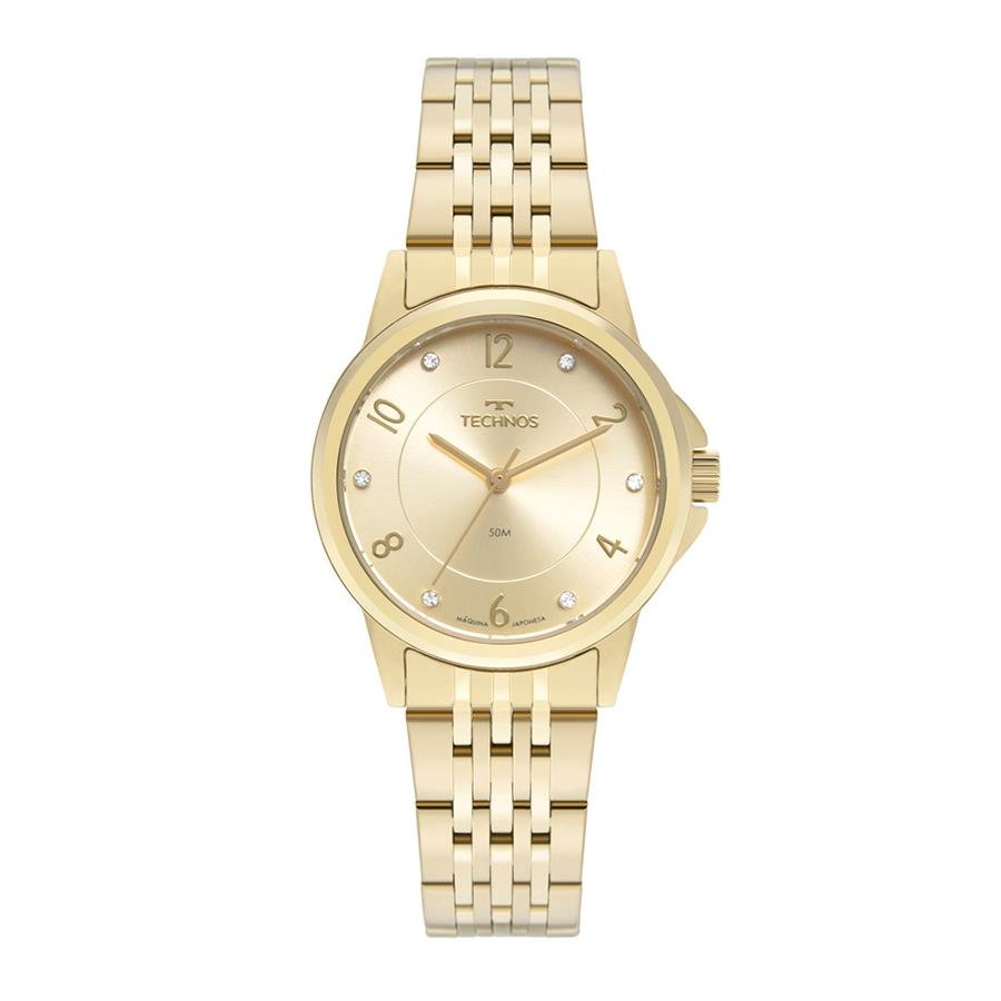 Relógio Technos Feminino Ref: 2035mxc/1x Elegance Dourado Dourado 1