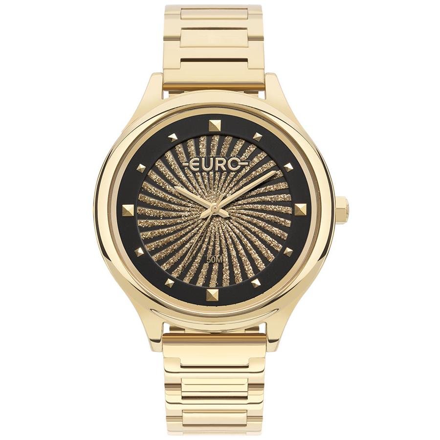 Relógio Euro Feminino Ref: Eu2033bb/4p Brilho Dourado Dourado 1