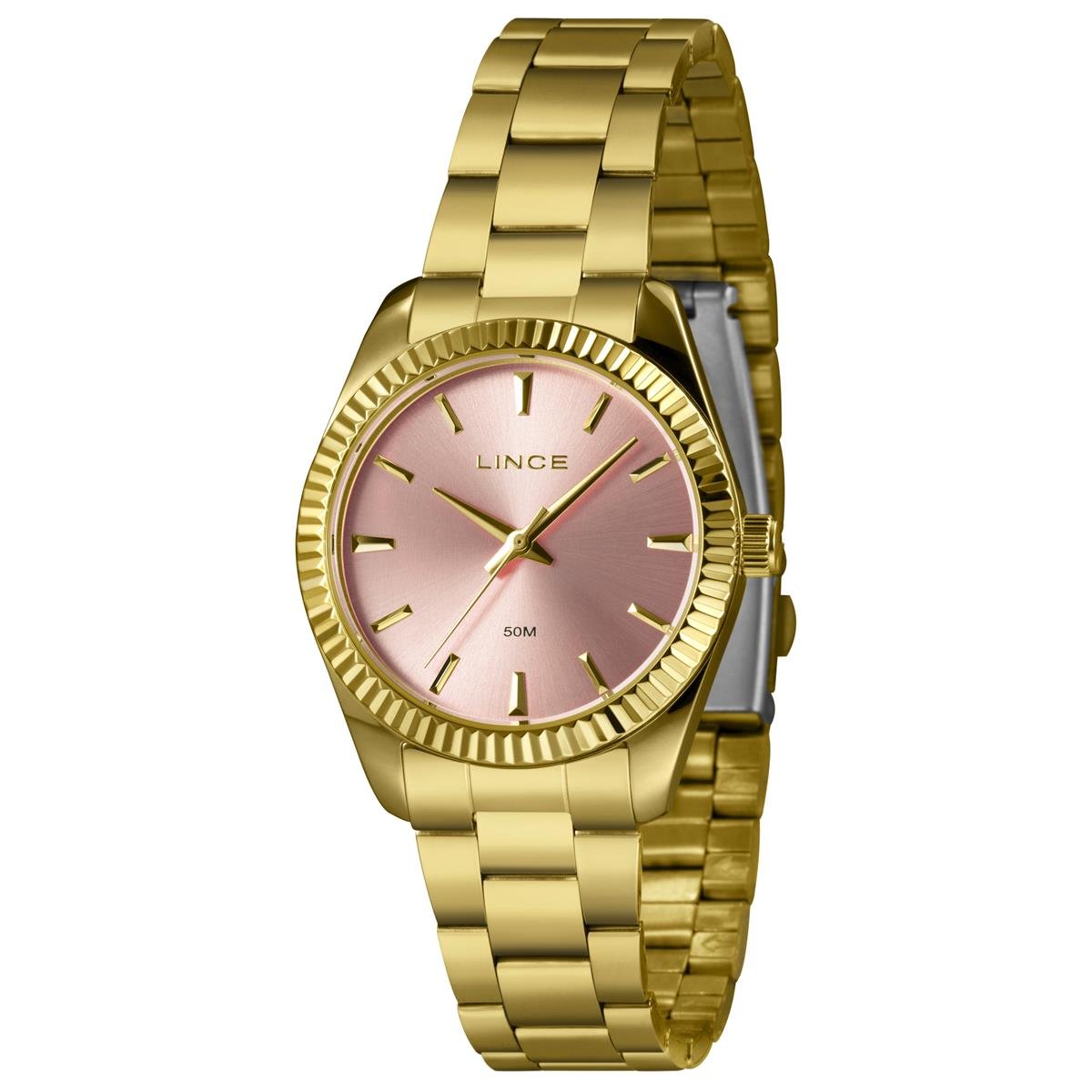 Relógio Lince Feminino Ref: Lrgj161l36 R1kx Clássico Dourado Dourado 1