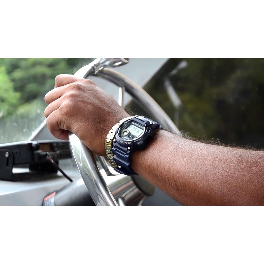 Relógio Casio Masculino Ref: W-735h-2avdf Alarme Vibratório Azul 3