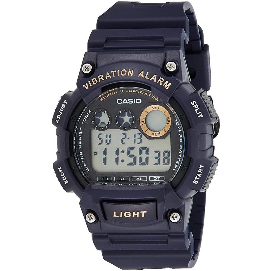 Relógio Casio Masculino Ref: W-735h-2avdf Alarme Vibratório Azul 5