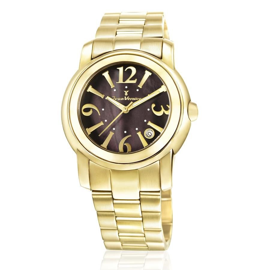 Relógio Jean Vernier Feminino Ref: Jv1008 Fashion Dourado
