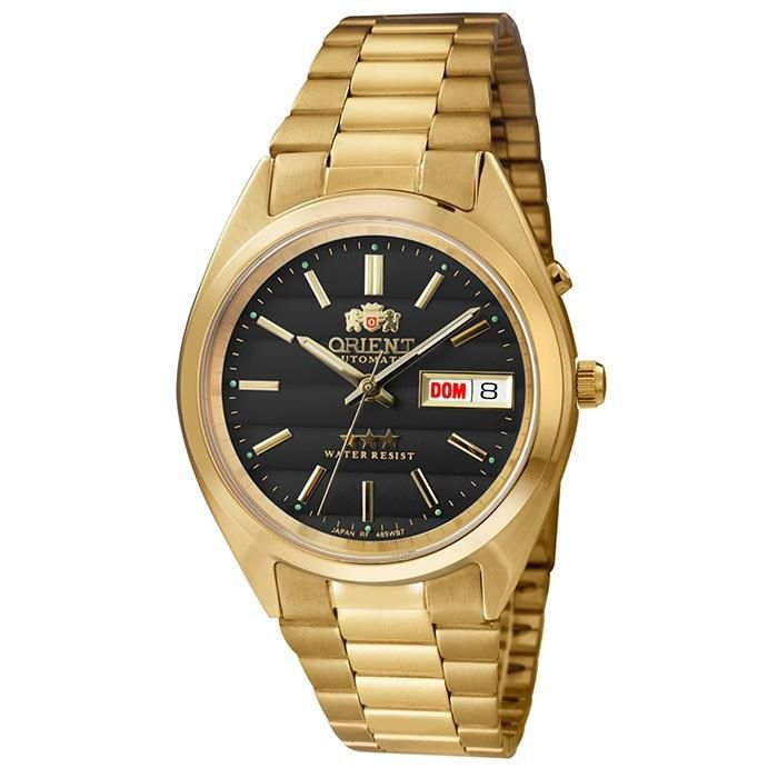 Relógio Orient Masculino Ref: 469wc2f P1kx Automático Dourado Dourado 1