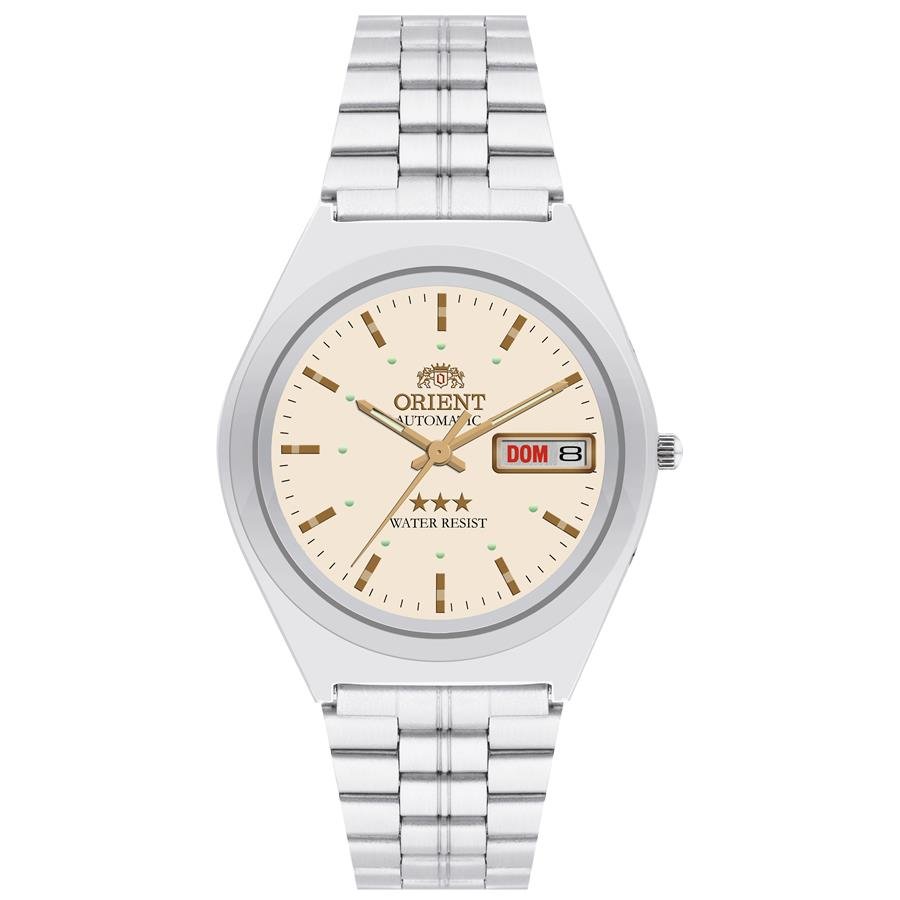 Relógio Orient Masculino Ref: 469wb1af C1sx Automático Clássico Prateado Prata 1