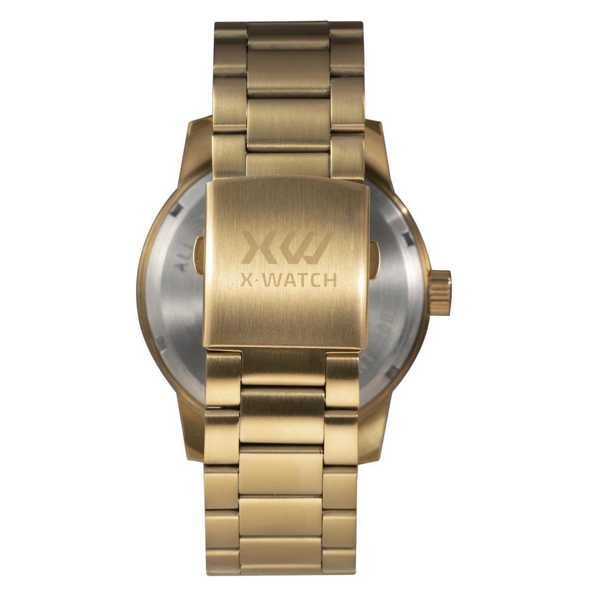 Relógio X-Watch Masculino Ref: Xfgs1001 B2kx Esportivo Dourado Dourado 2