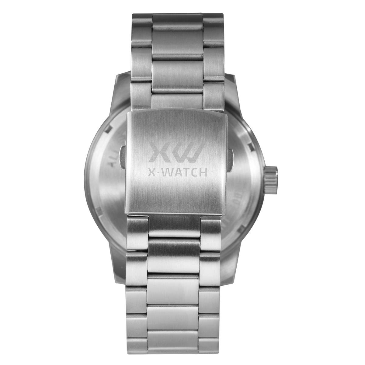 Relógio X-Watch Masculino Ref: Xfss1001 D2sx Esportivo Prateado Prata 3