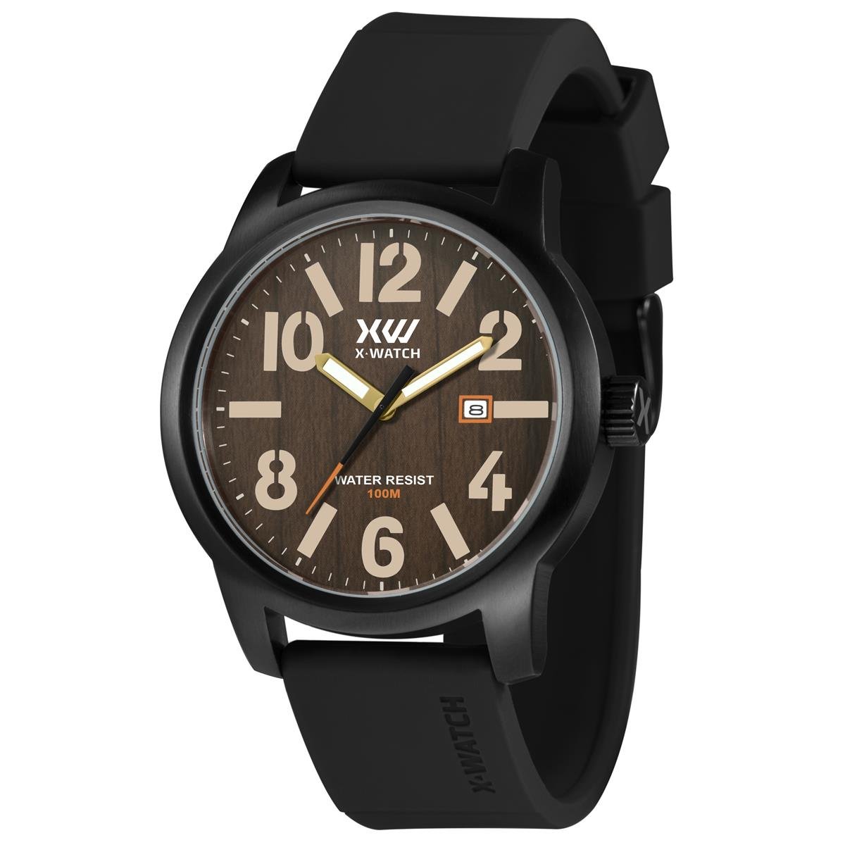 Relógio X-Watch Masculino Ref: Xfnp1001 N2px Esportivo Black Preto 1