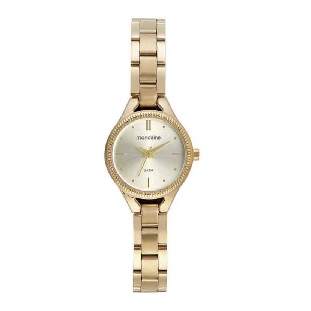 Relogio Mondaine Feminino Ref: 32530lpmvde1 Social Pequeno Dourado