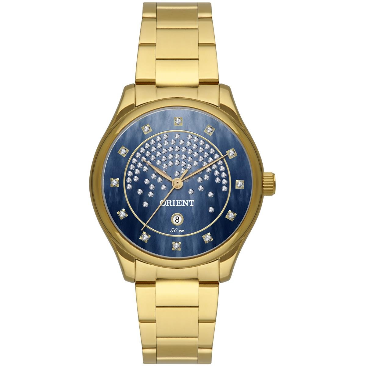 Relógio Orient Feminino Ref: Fgss1241 D1kx Casual Dourado Dourado 1