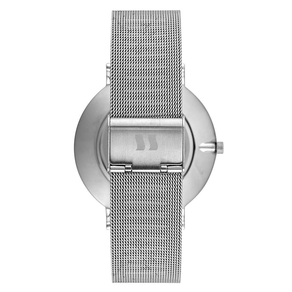Relógio Seculus Masculino Ref: 77181g0svna1 Casual Mesh Prateado Prata 2