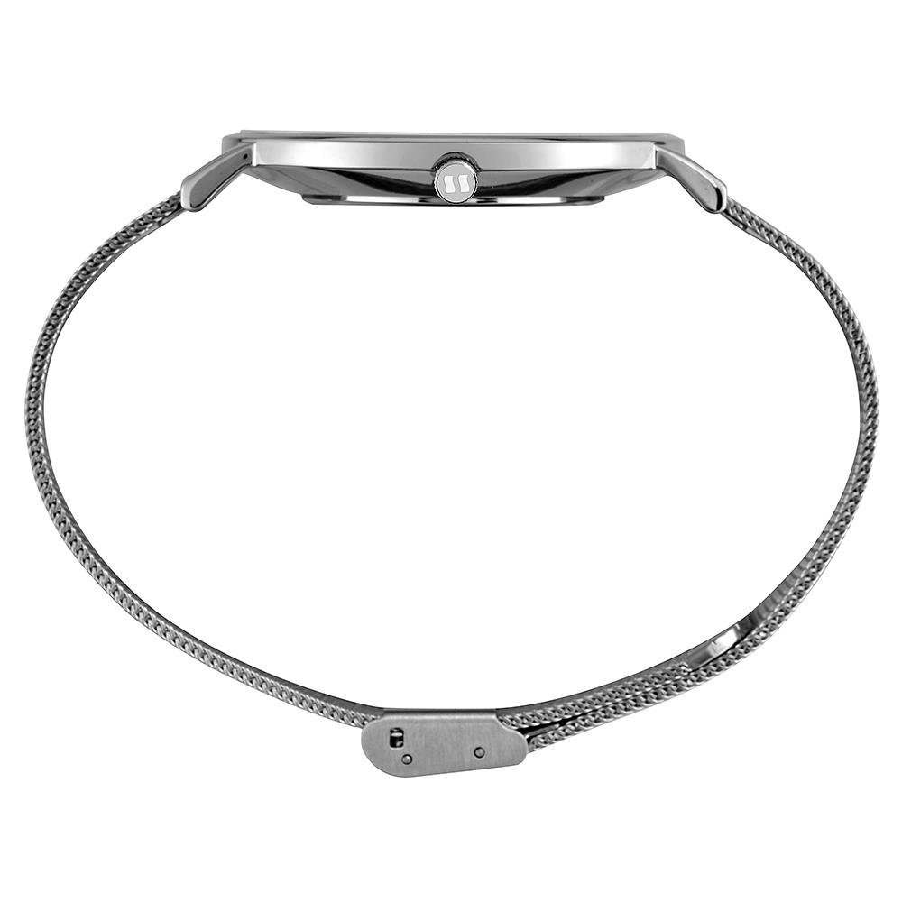 Relógio Seculus Masculino Ref: 77181g0svna1 Casual Mesh Prateado Prata 4