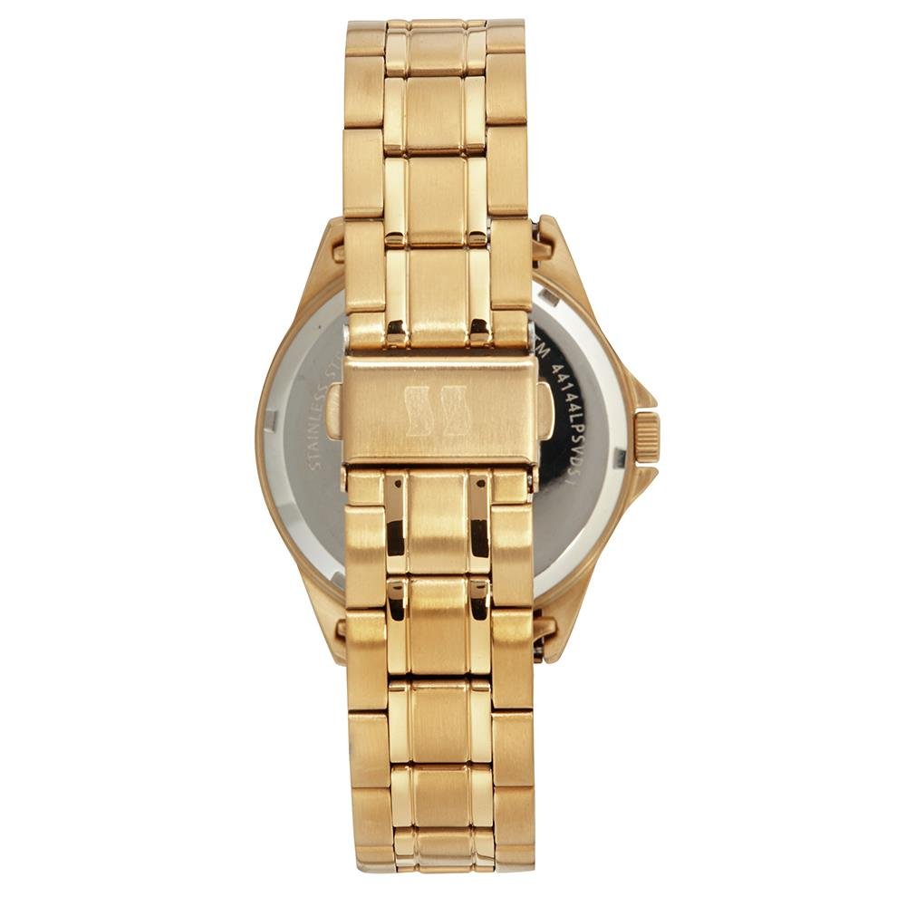 Relógio Seculus Feminino Ref: 44144lpsvds1 Multifunção Dourado Dourado 2