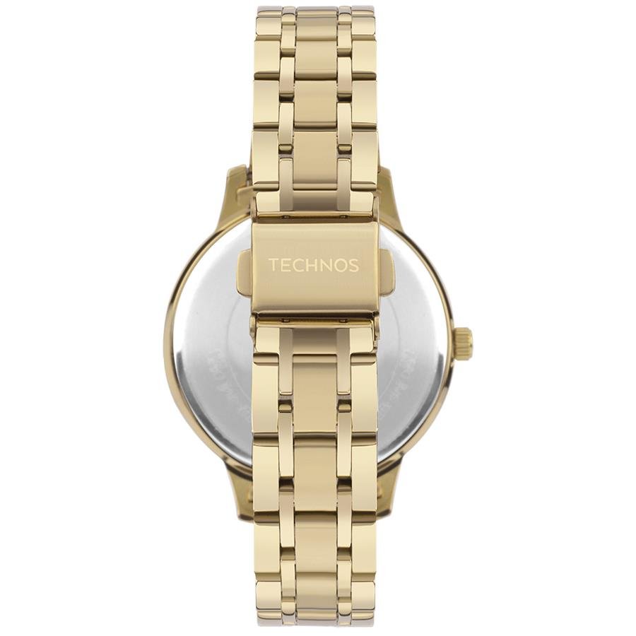 Relógio Technos Feminino Ref: 2036mra/1k Elegance Dourado Dourado 2