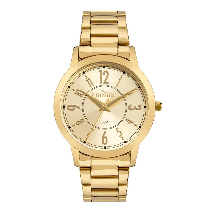 Relógio Condor Feminino Ref: Co2035mzu/4x Casual Dourado Dourado 1